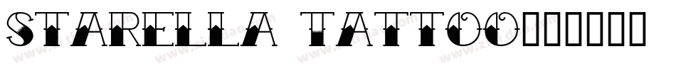 Starella Tattoo字体转换